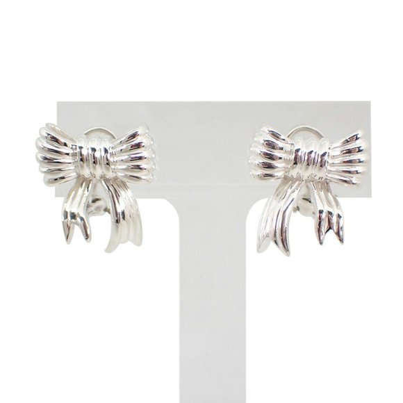 TIFFANY Tiffany 925 ribbon earrings - Picture 1 of 9